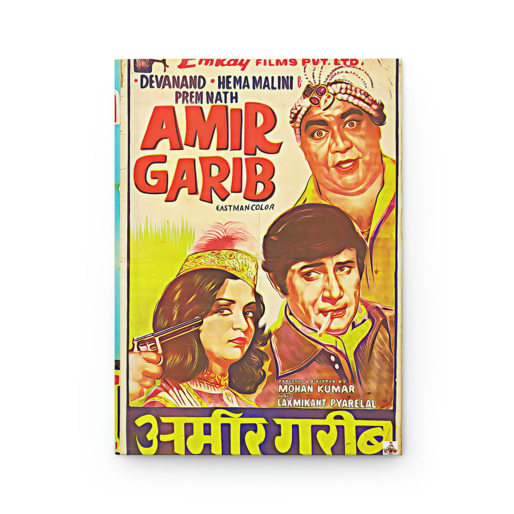 Amir Garib - Apradh - Bollywood Hardcover Journal Matte - www.desimovies.biz