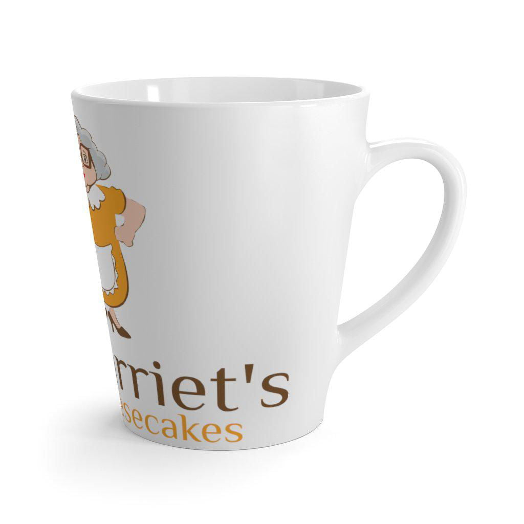 Aunt Harriet's Divine Cheesecakes Latte mug - www.desimovies.biz