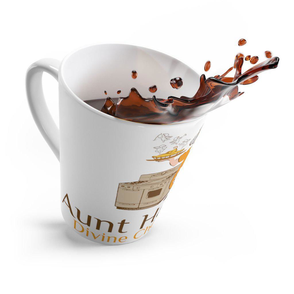 Aunt Harriet's Divine Cheesecakes Latte mug - www.desimovies.biz