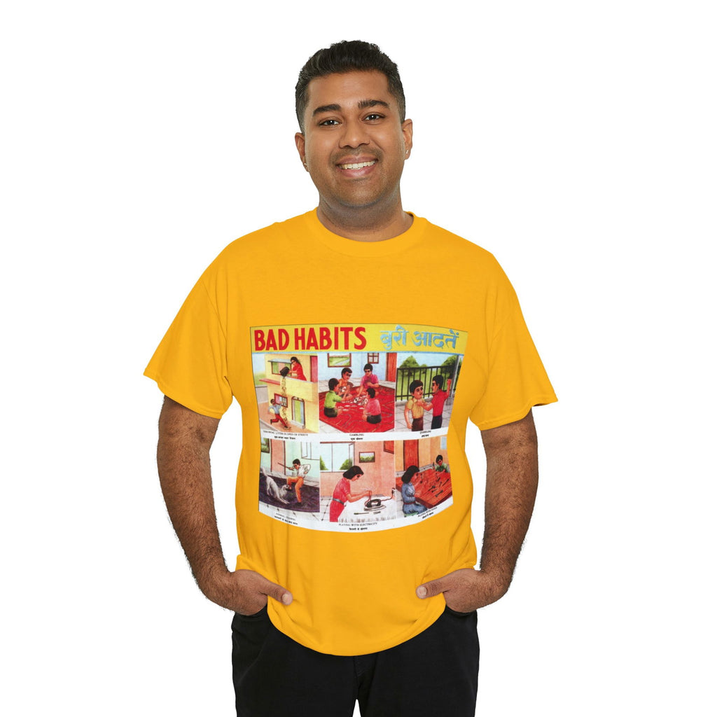 Bad Habits - Unisex Heavy Cotton Tee - www.desimovies.biz