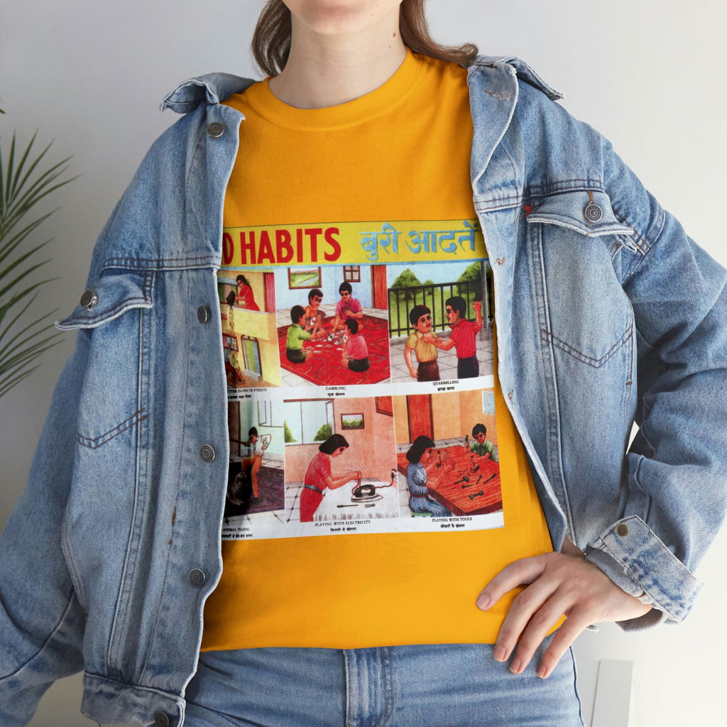Bad Habits - Unisex Heavy Cotton Tee - www.desimovies.biz