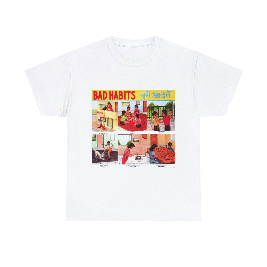 Bad Habits - Unisex Heavy Cotton Tee - www.desimovies.biz