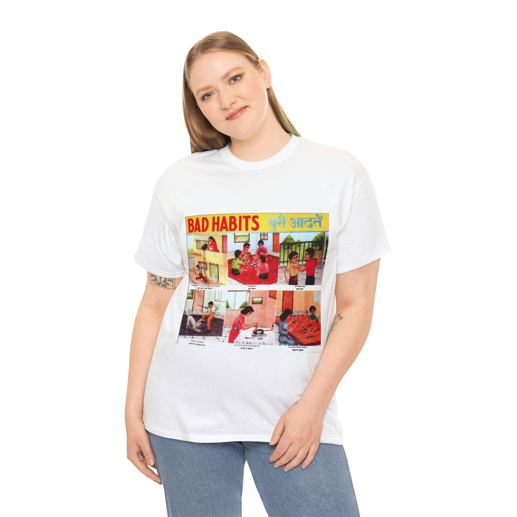 Bad Habits - Unisex Heavy Cotton Tee - www.desimovies.biz
