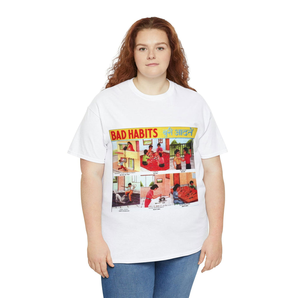 Bad Habits - Unisex Heavy Cotton Tee - www.desimovies.biz