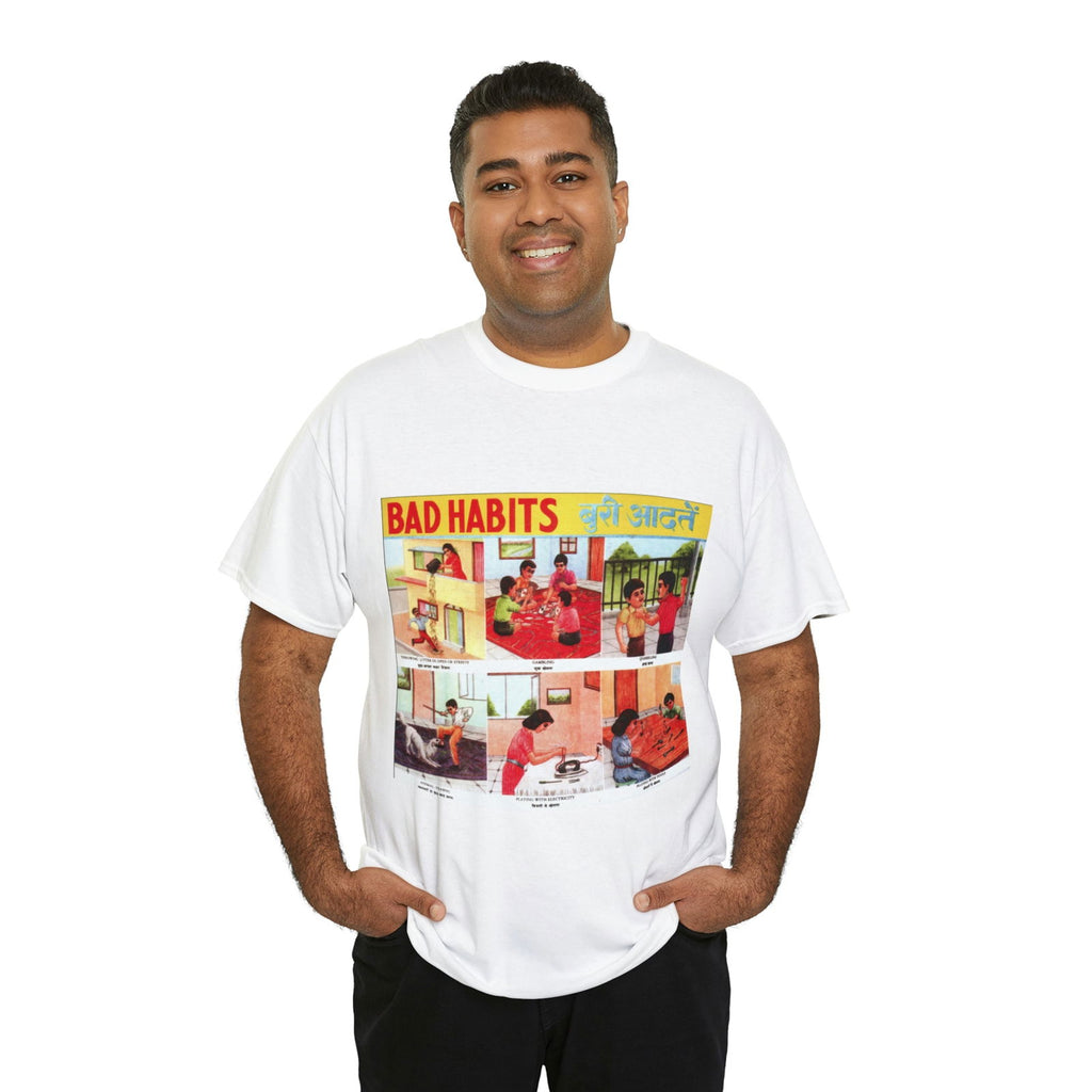 Bad Habits - Unisex Heavy Cotton Tee - www.desimovies.biz