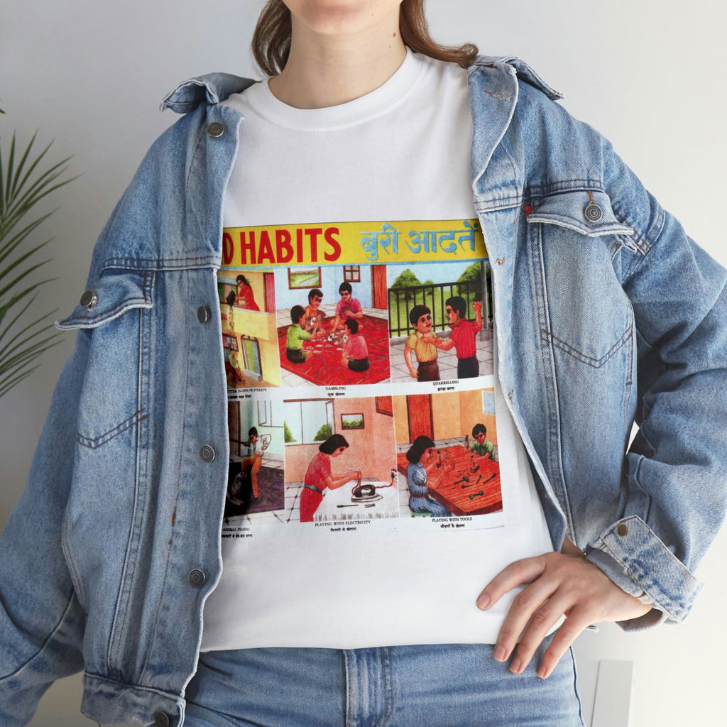 Bad Habits - Unisex Heavy Cotton Tee - www.desimovies.biz