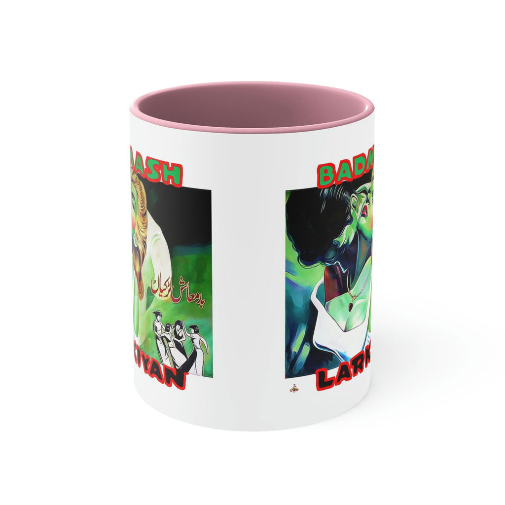 Badmash Larkian - Accent Coffee Mug, 11oz - www.desimovies.biz