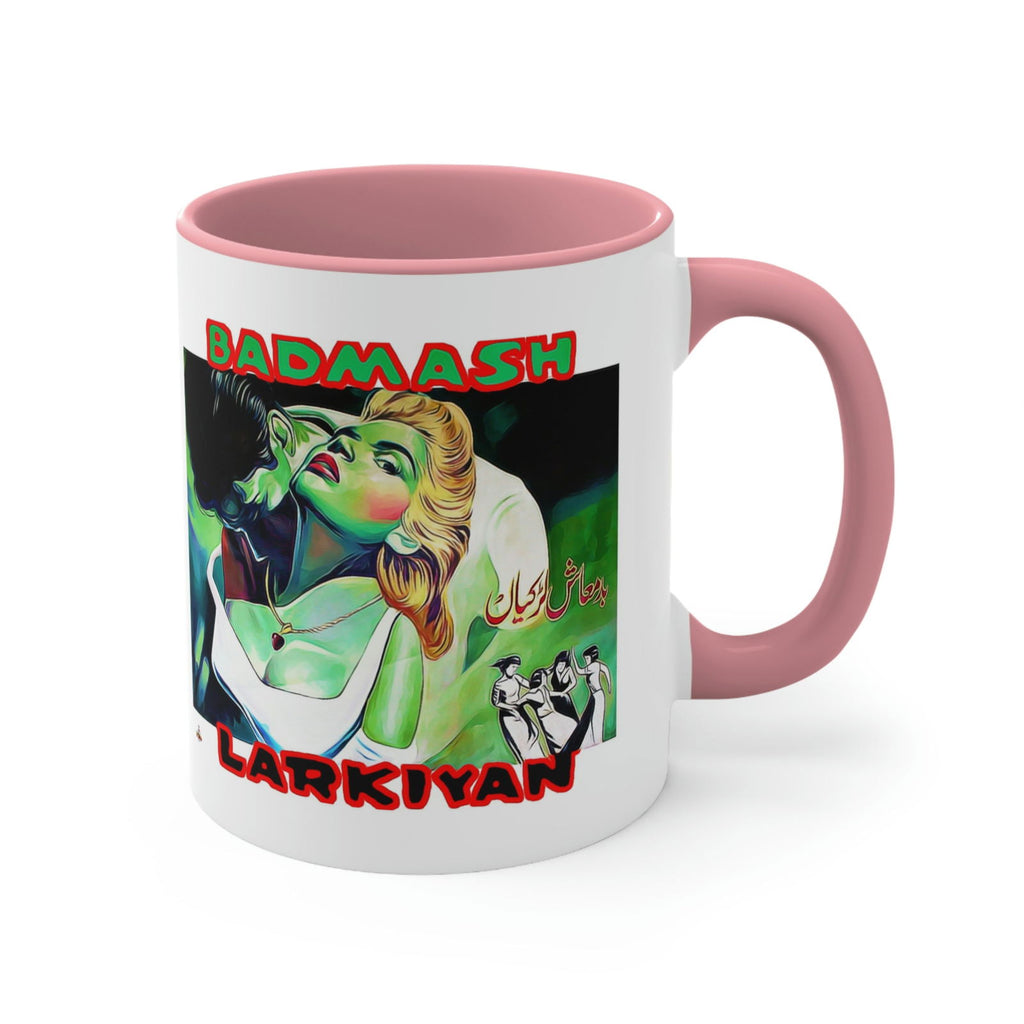 Badmash Larkian - Accent Coffee Mug, 11oz - www.desimovies.biz