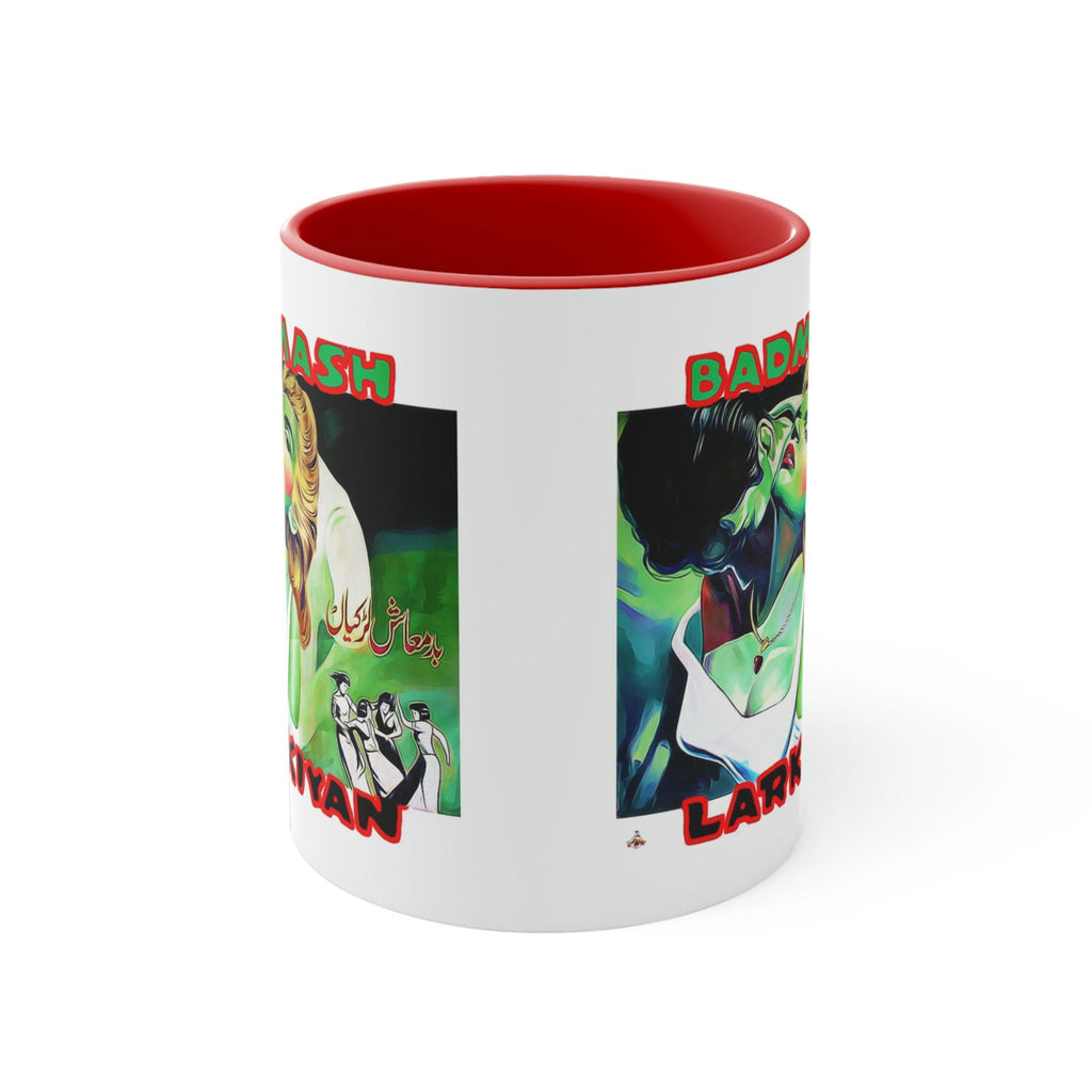 Badmash Larkian - Accent Coffee Mug, 11oz - www.desimovies.biz