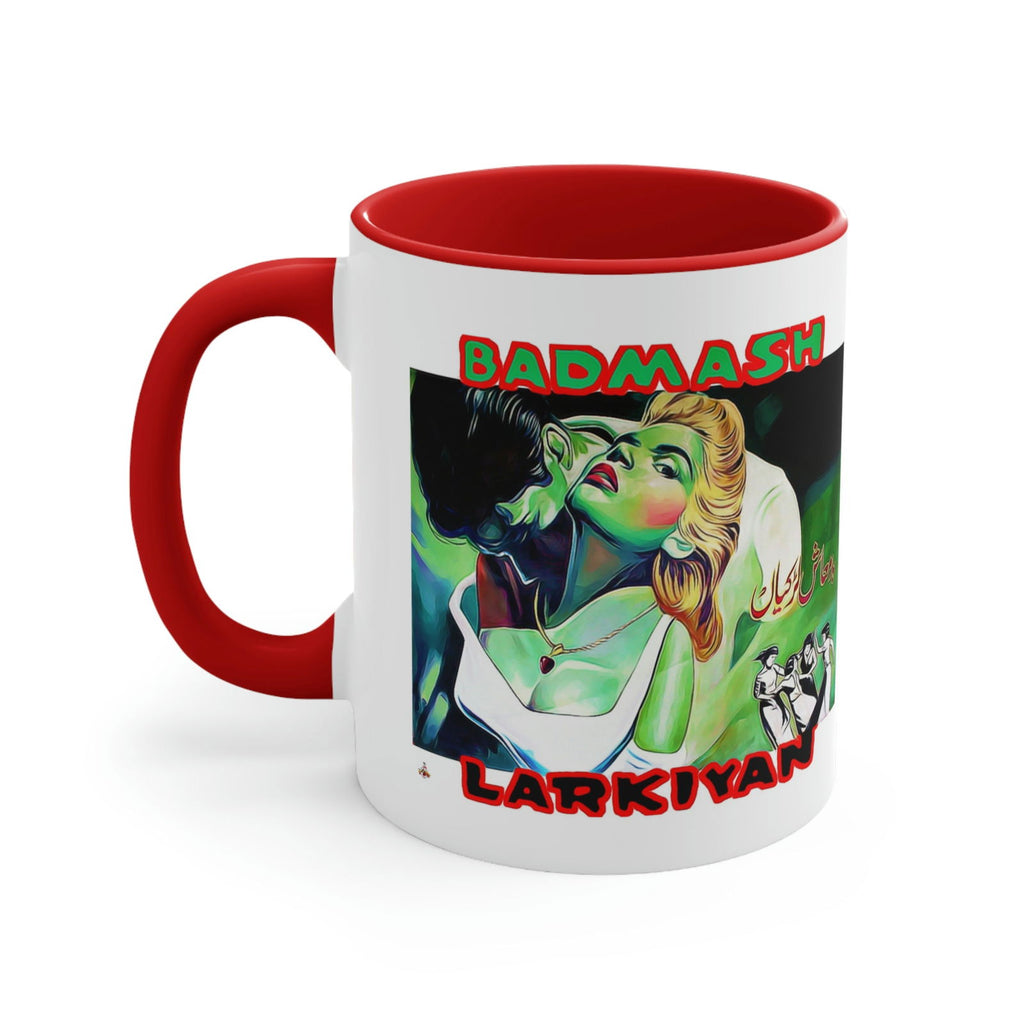 Badmash Larkian - Accent Coffee Mug, 11oz - www.desimovies.biz