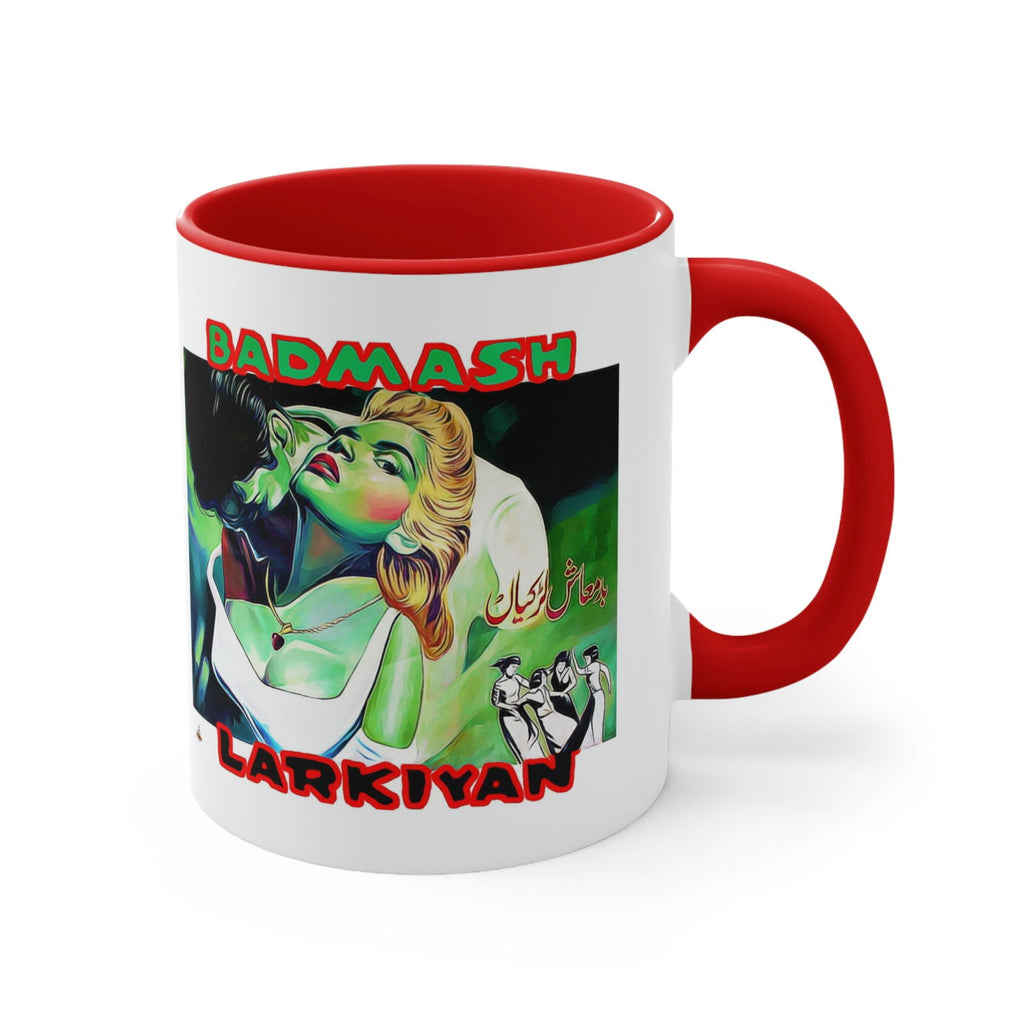 Badmash Larkian - Accent Coffee Mug, 11oz - www.desimovies.biz