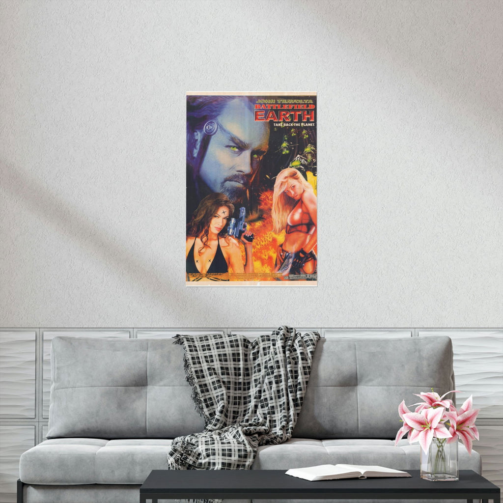 Battlefield Earth Original Pakistani Print Poster - www.desimovies.biz
