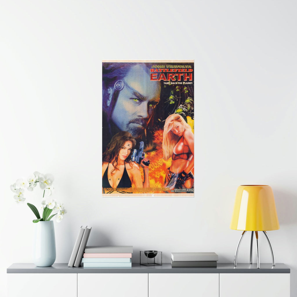 Battlefield Earth Original Pakistani Print Poster - www.desimovies.biz