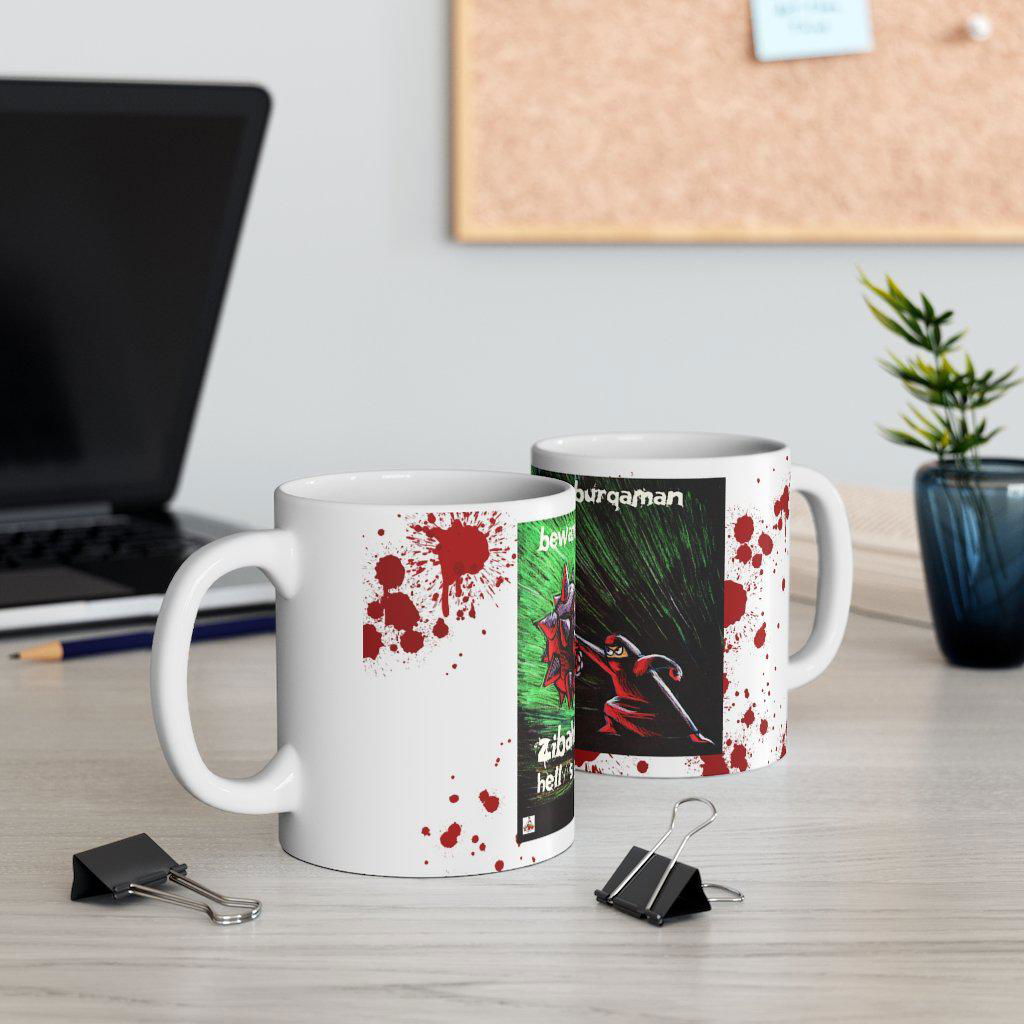 Beware of the Burqaman - Mug 11oz - www.desimovies.biz