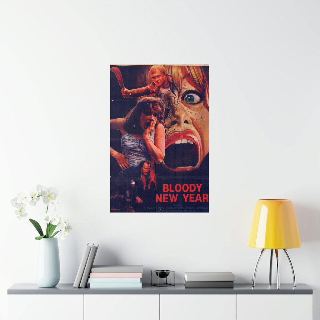 Bloody New Year Original Poster for Pakistan Release - Premium Matte Vertical Posters - www.desimovies.biz