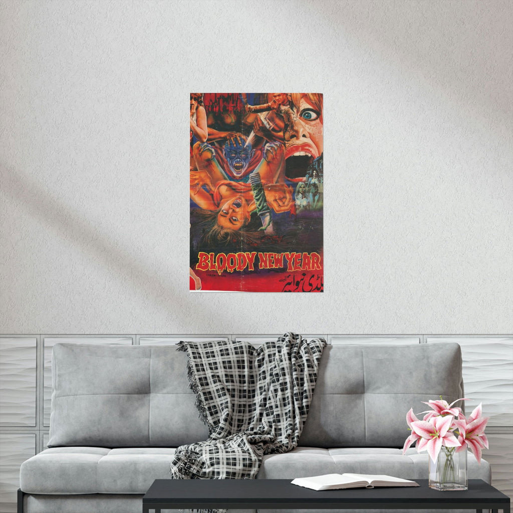 Bloody New Year Pakistani Poster - Premium Matte Vertical Poster - www.desimovies.biz