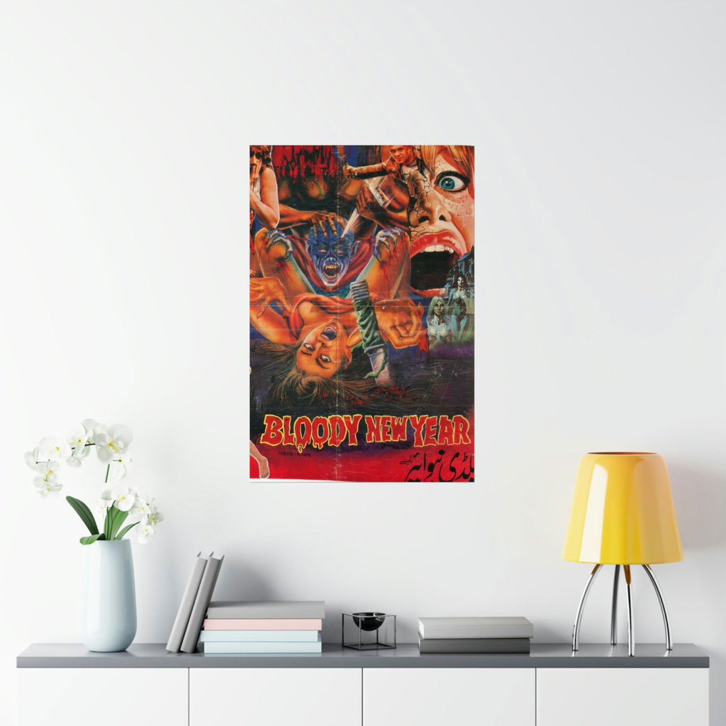 Bloody New Year Pakistani Poster - Premium Matte Vertical Poster - www.desimovies.biz