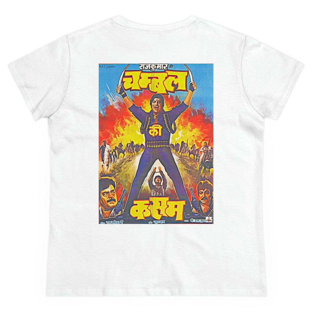 Bulandi & Chambal ki Kasam - Women's Midweight Cotton Tee - www.desimovies.biz