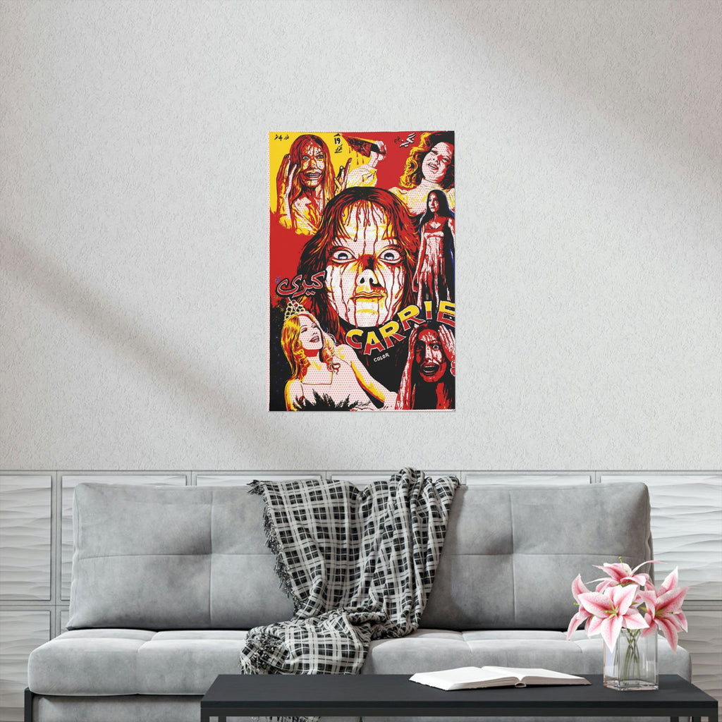 Carrie - Pop Art Poster - Pakistan - Premium Matte Vertical Posters - www.desimovies.biz