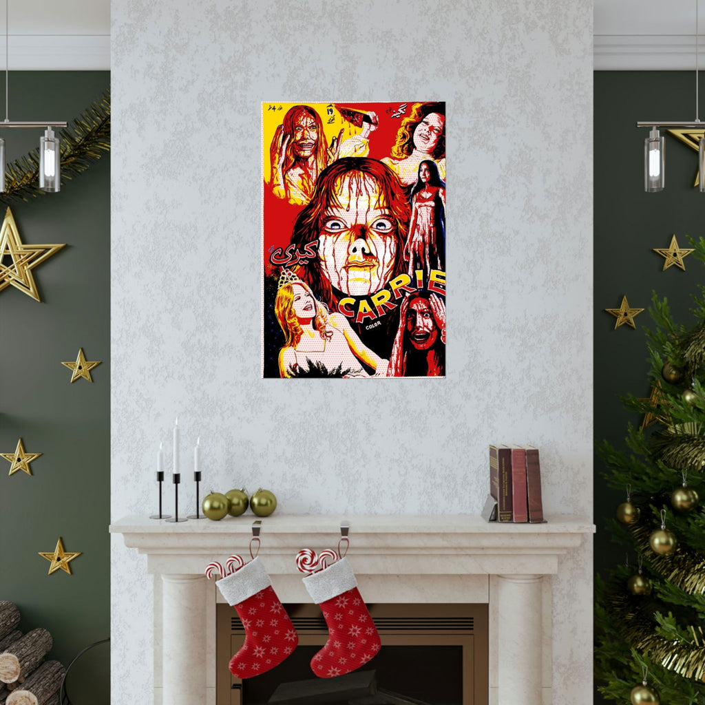 Carrie - Pop Art Poster - Pakistan - Premium Matte Vertical Posters - www.desimovies.biz