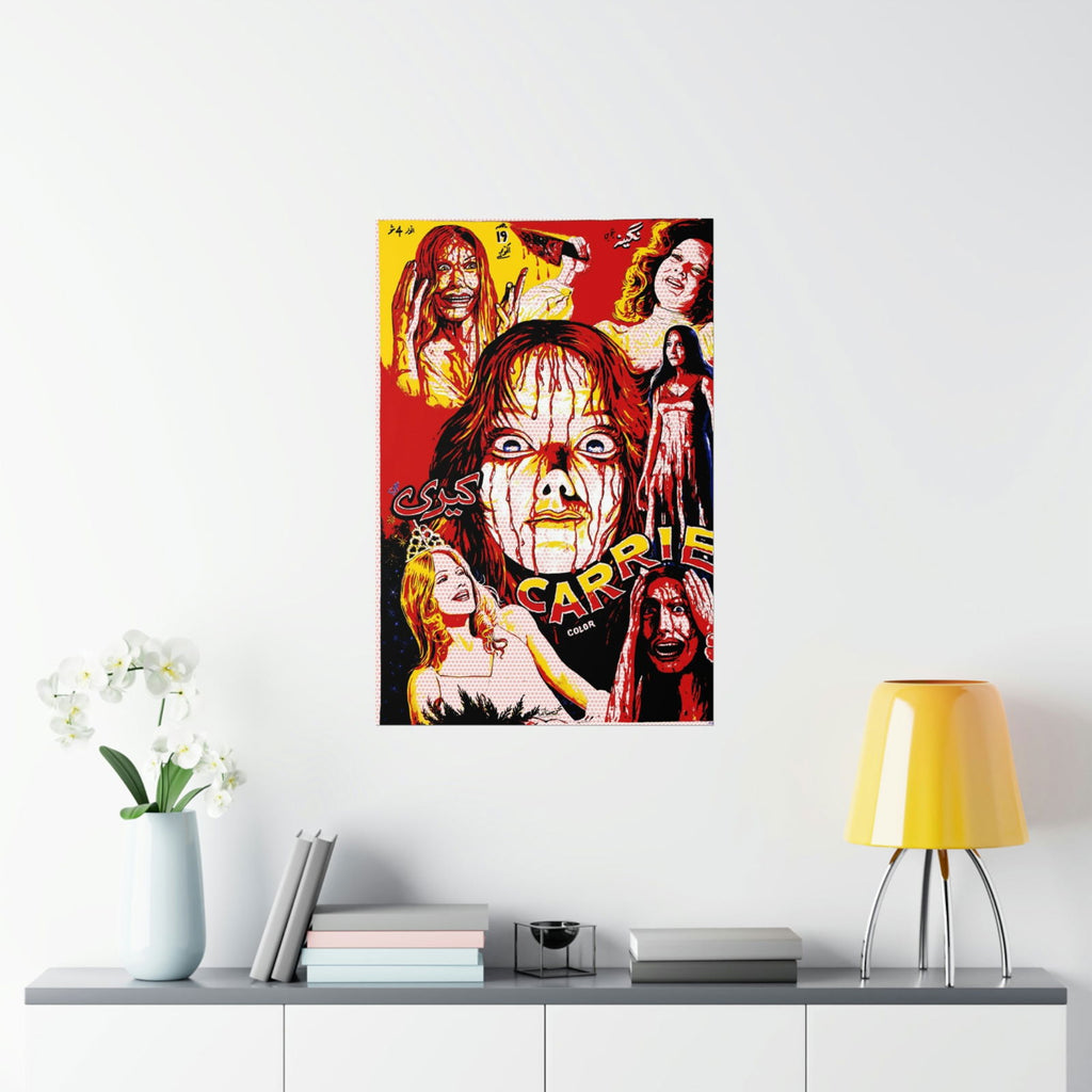 Carrie - Pop Art Poster - Pakistan - Premium Matte Vertical Posters - www.desimovies.biz