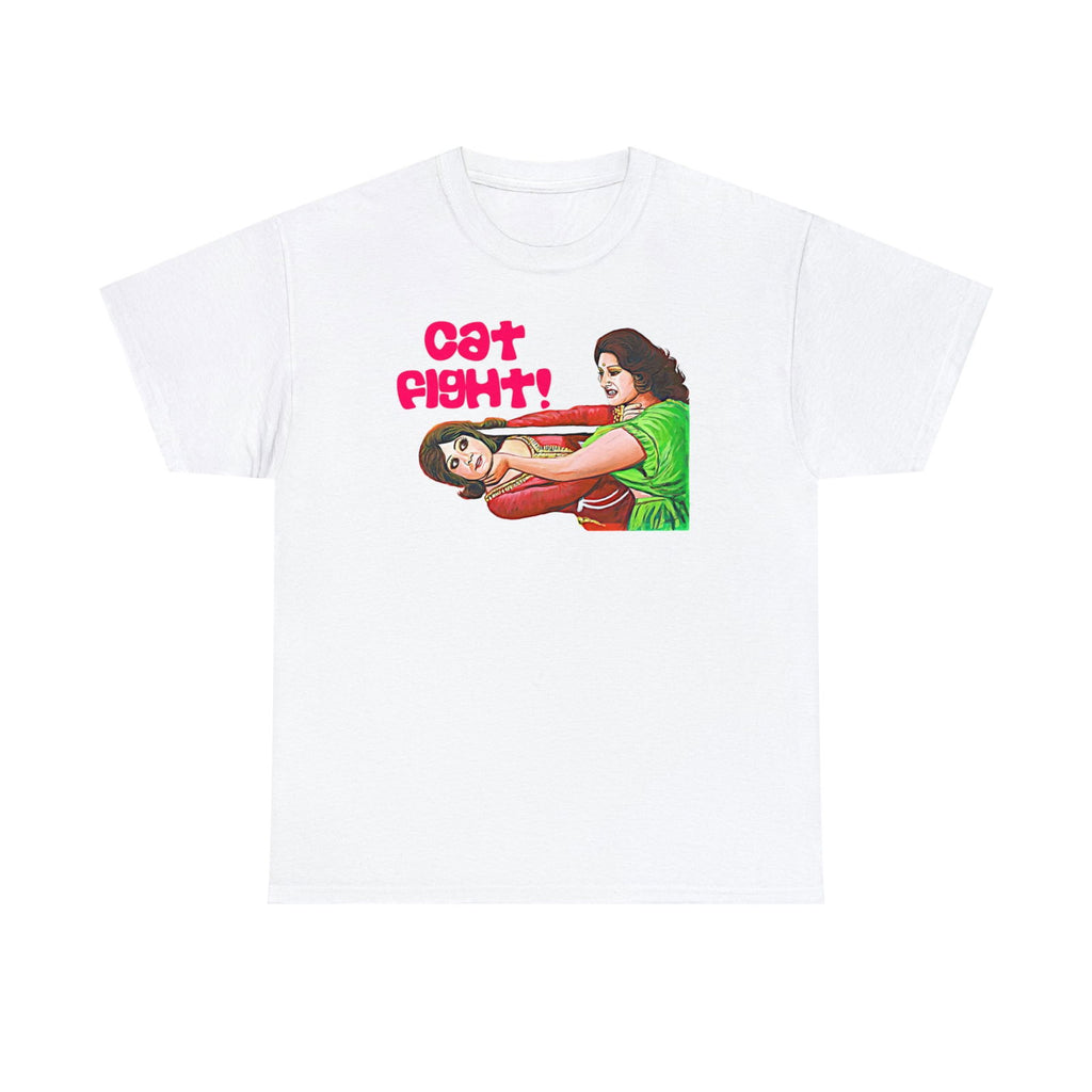 Cat Fight - Lollywood - Unisex Heavy Cotton Tee - www.desimovies.biz