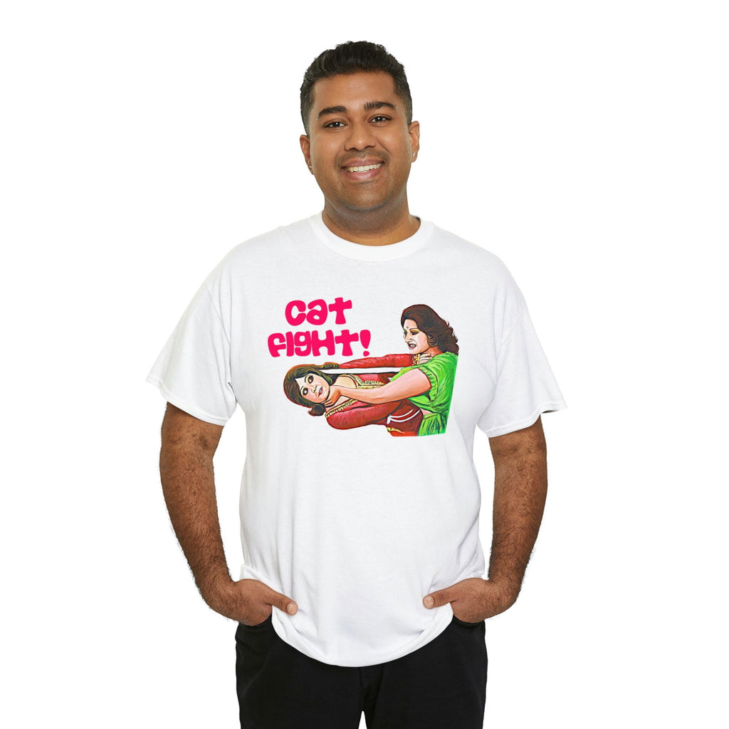 Cat Fight - Lollywood - Unisex Heavy Cotton Tee - www.desimovies.biz