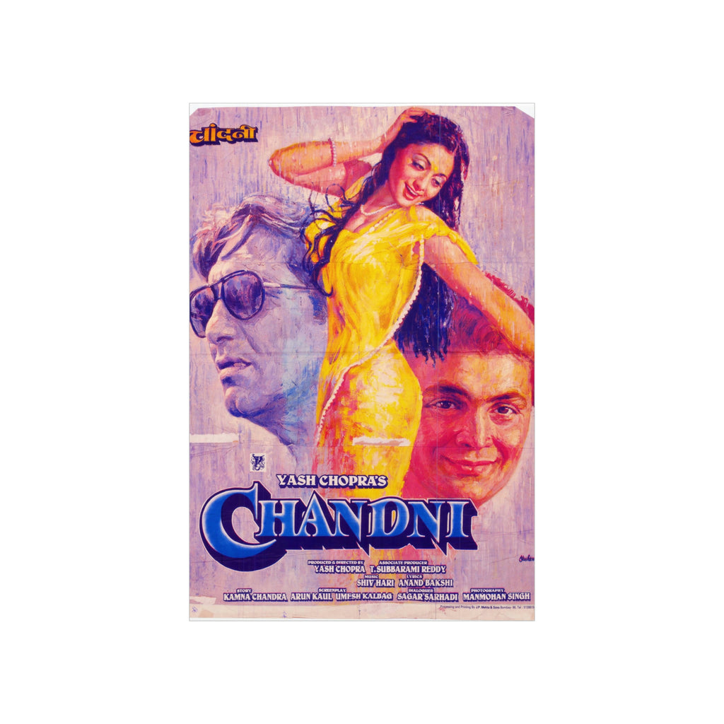 Chandni (1989) Premium Matte Vertical Posters - www.desimovies.biz