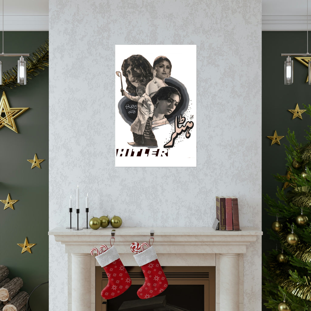 Hitlar (1986) Punjabi Film - Premium Matte Vertical Posters - www.desimovies.biz