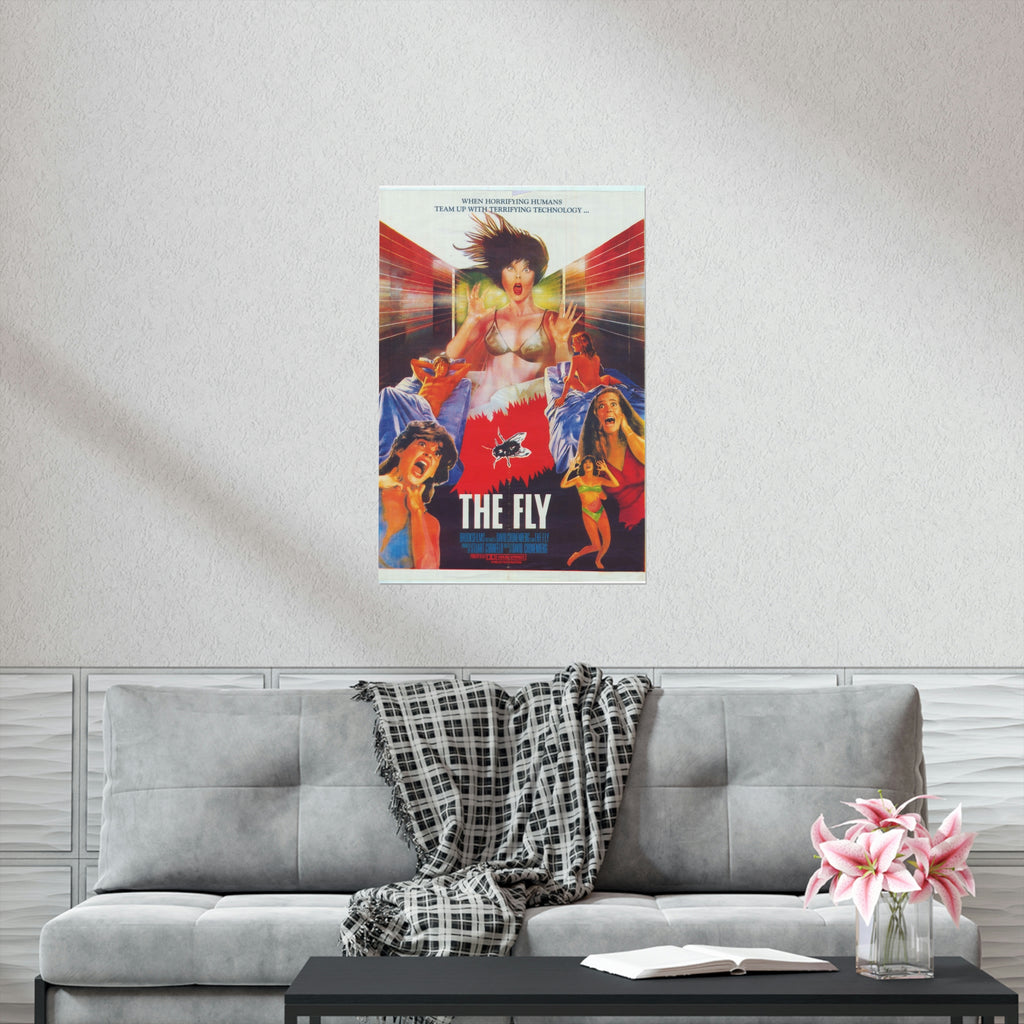 The Fly (1986) Pakistani - Premium Matte Vertical Posters - www.desimovies.biz