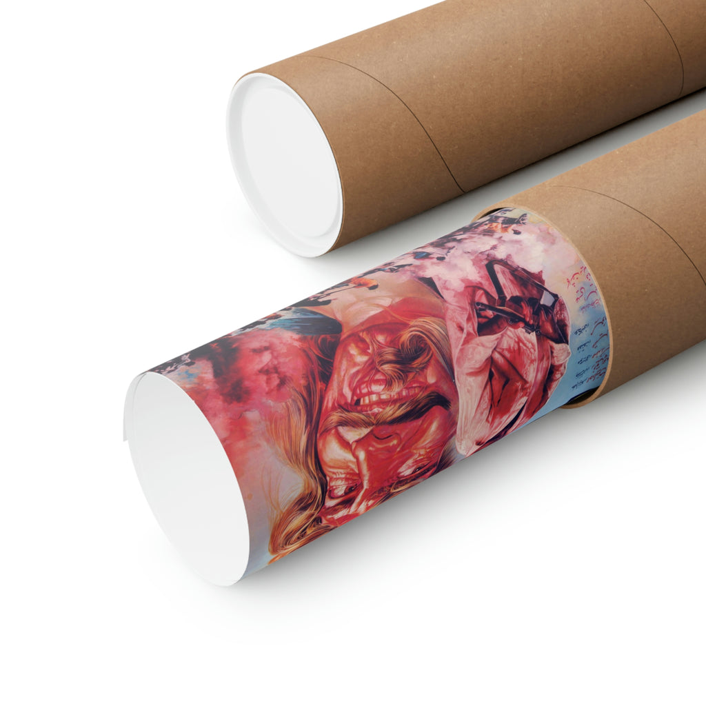 Hitler(1986) Punjabi Film Premium Matte Vertical Posters - www.desimovies.biz