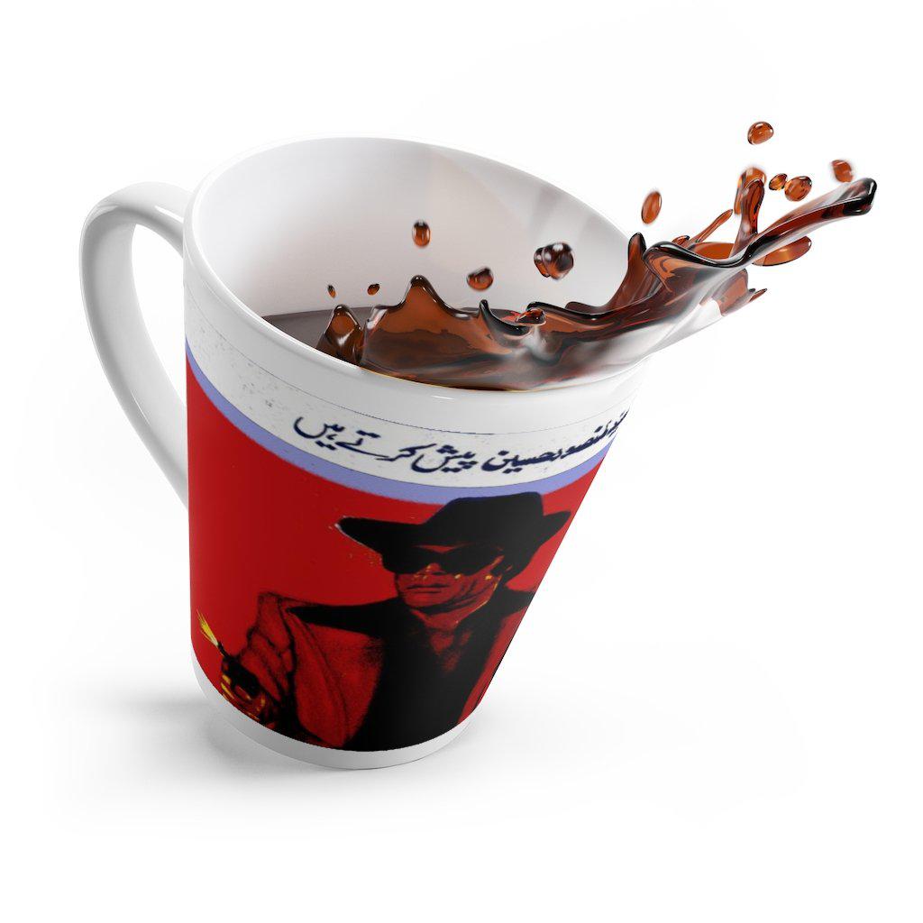 Sultan Rahi 3 Badshah Pop Art Latte mug - www.desimovies.biz