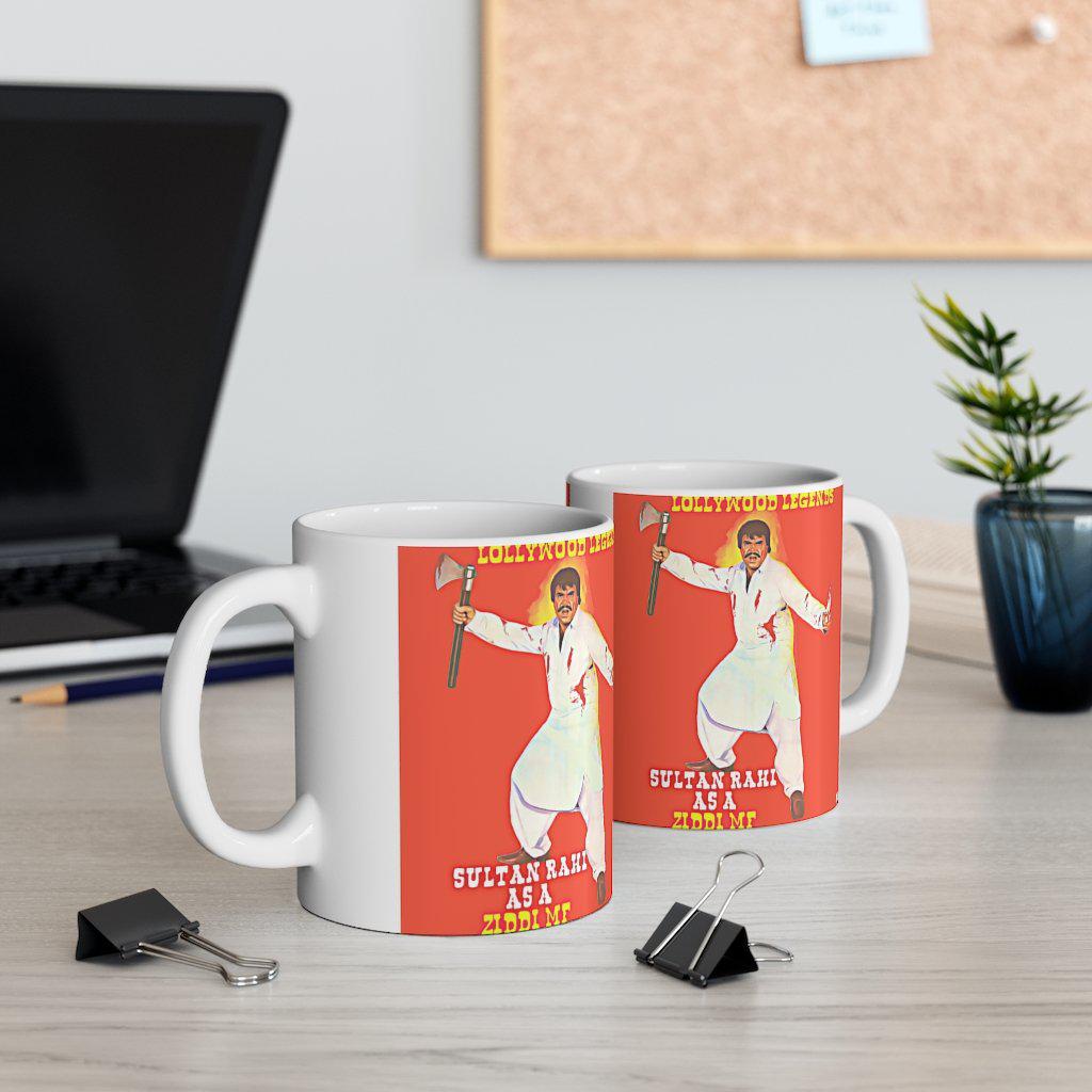 Sultan Rahi - Ziddi MF - Ceramic Mug 11oz - www.desimovies.biz
