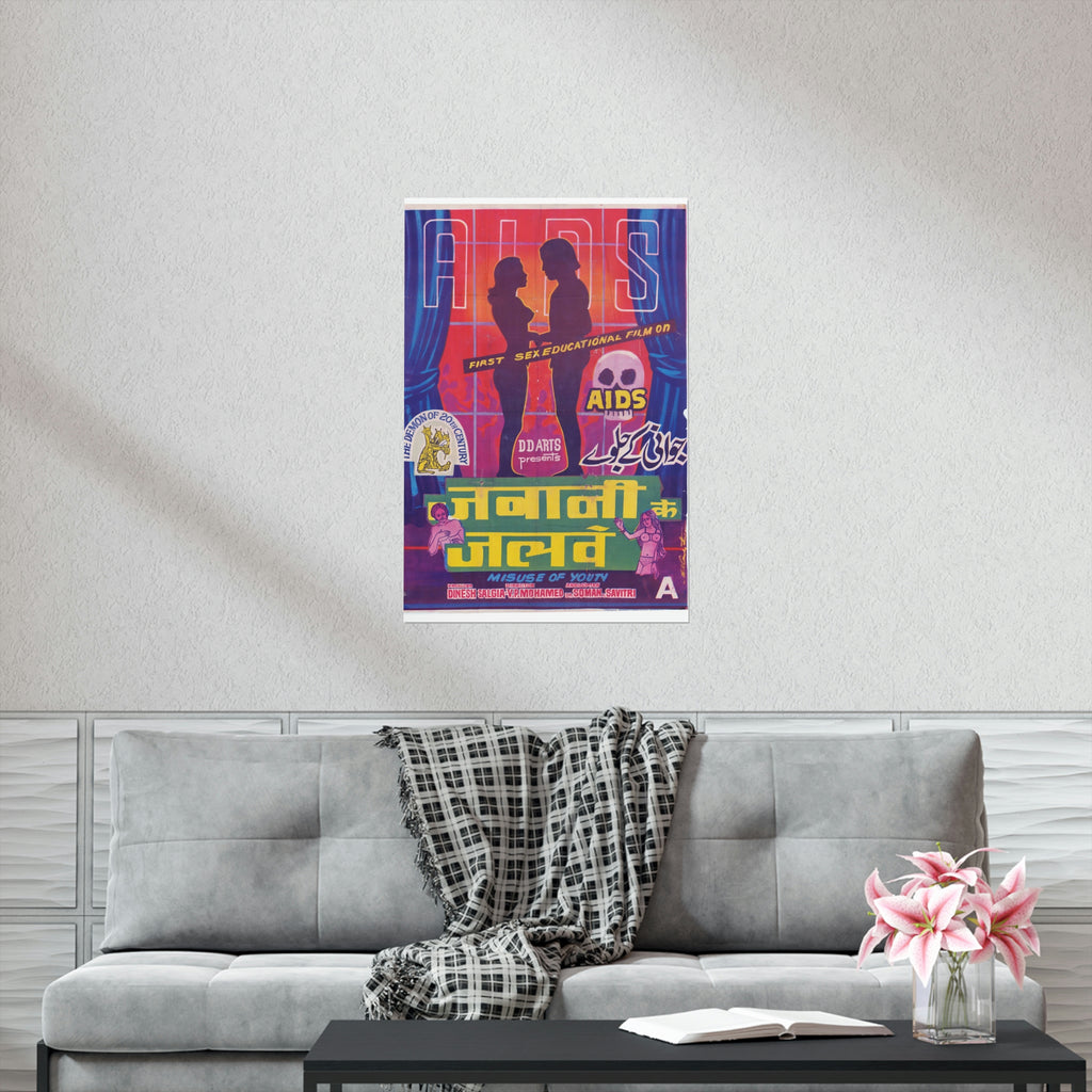 Jawani Ke Jalwe - AIDS- Bollywood Premium Matte Vertical Posters - www.desimovies.biz