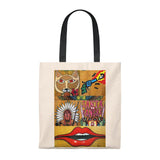 Hot Spot Pop Art Exhib Tote Bag - Vintage - www.desimovies.biz