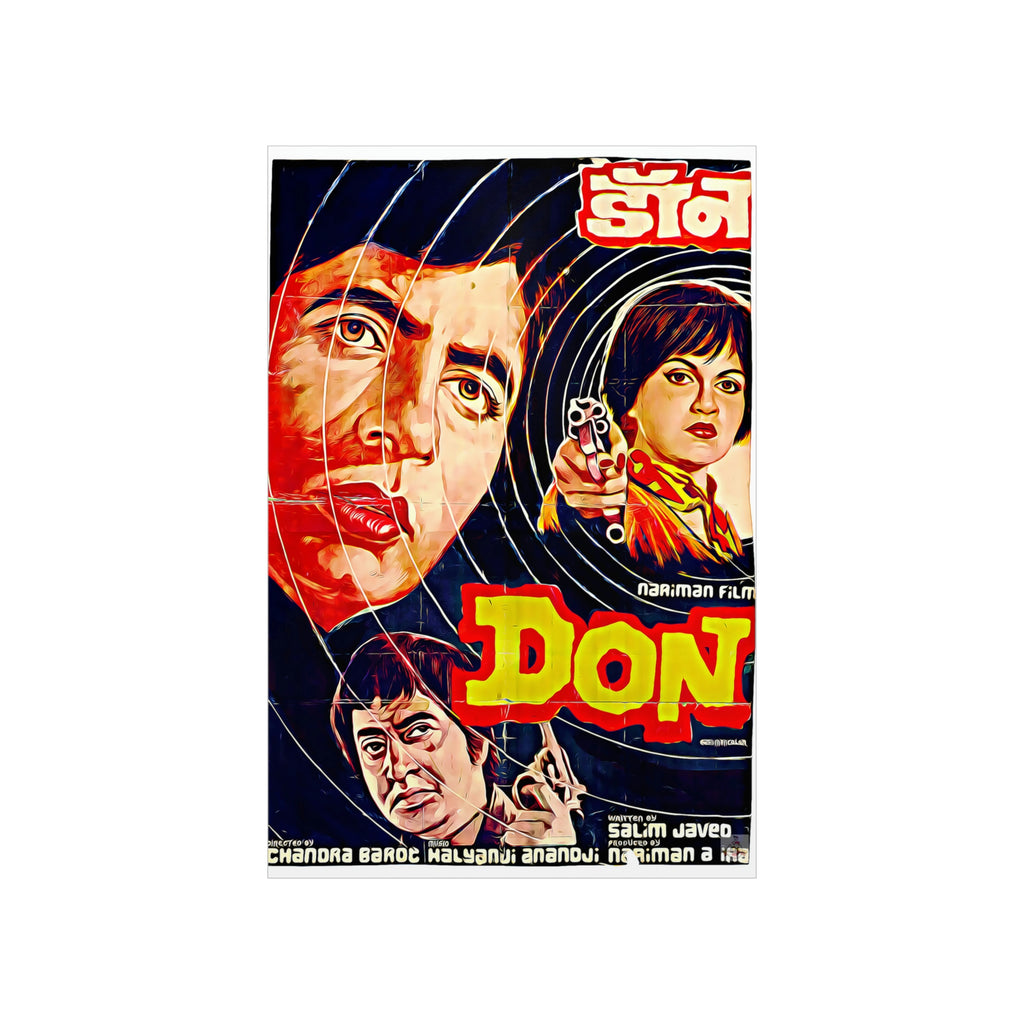 DON (1978) Rare Black - Premium Matte Vertical Posters - www.desimovies.biz