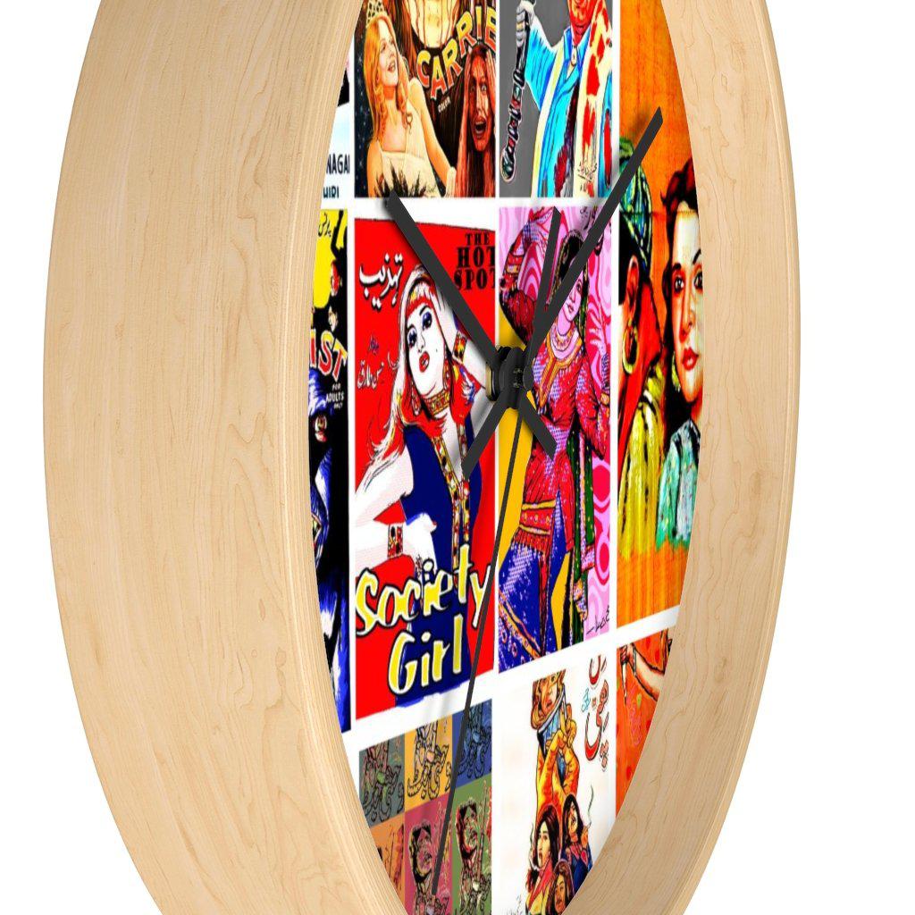Classic Poster Art - Wall clock - www.desimovies.biz