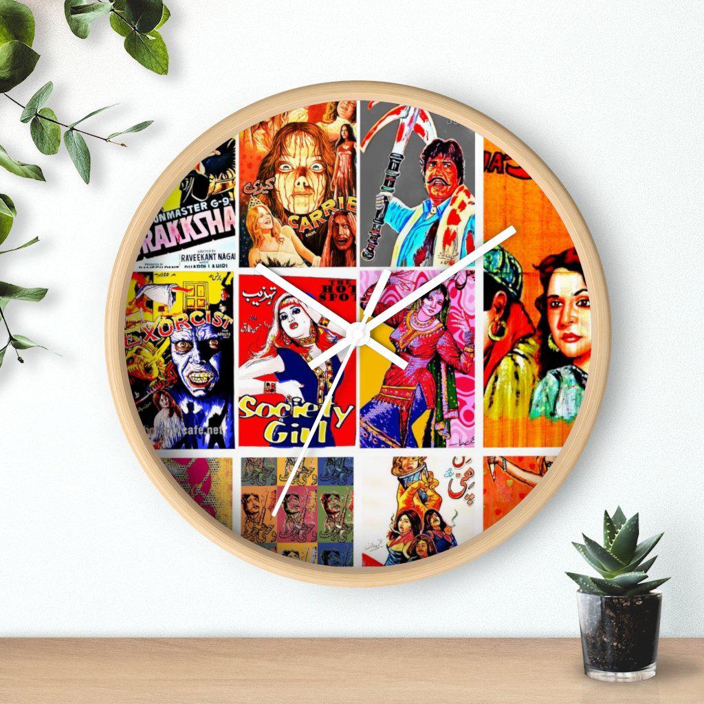 Classic Poster Art - Wall clock - www.desimovies.biz