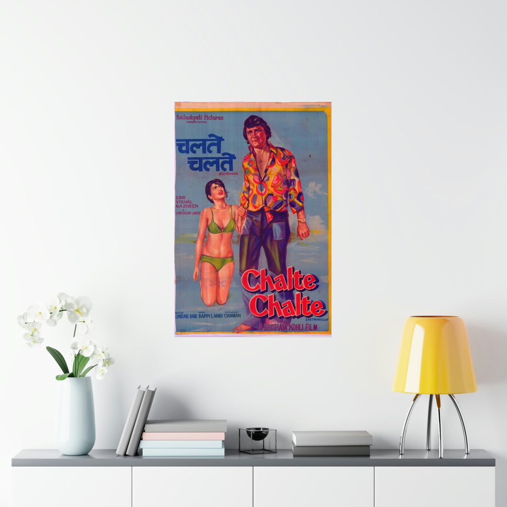 Chalte Chalte (1976) Premium Matte Vertical Posters - www.desimovies.biz