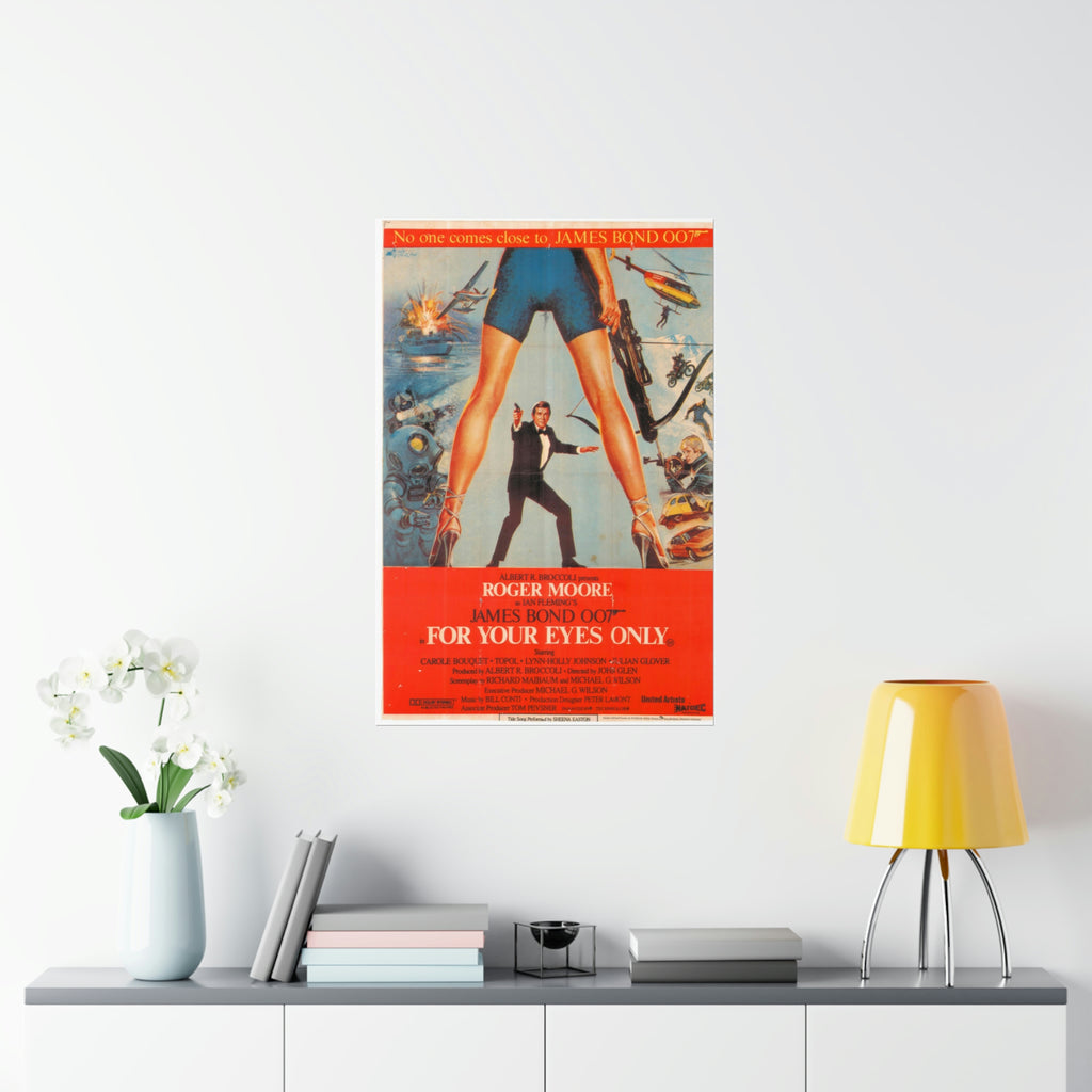 For Your Eyes Only - The Infamous Censored Poster - Premium Matte Vertical Poster - www.desimovies.biz