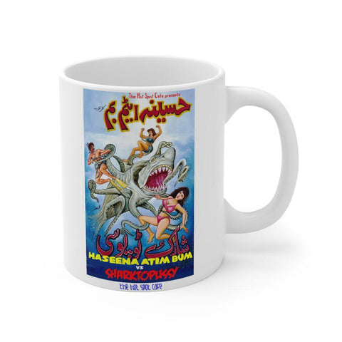 Sharktopussy vs Haseena Mug 11oz - www.desimovies.biz
