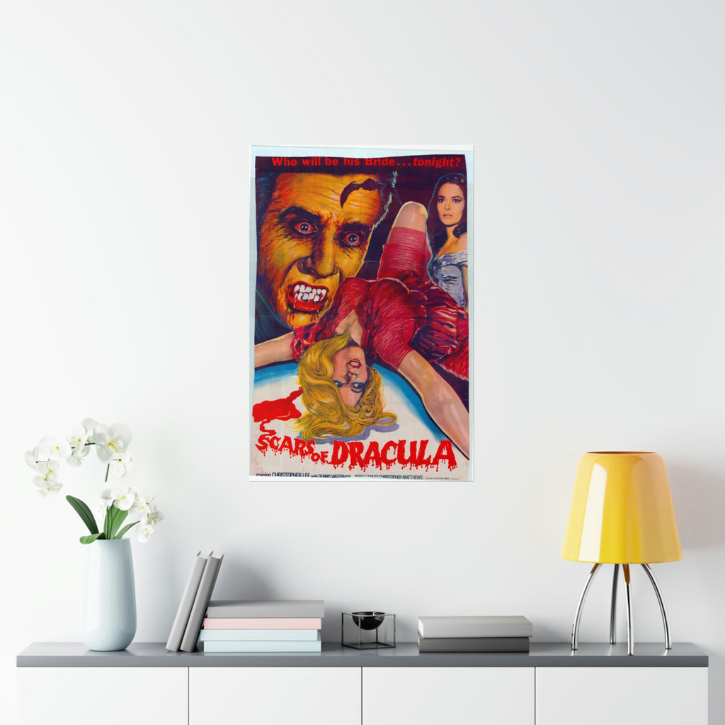 Scars of Dracula (1970) Pakistani - Premium Matte Vertical Posters - www.desimovies.biz