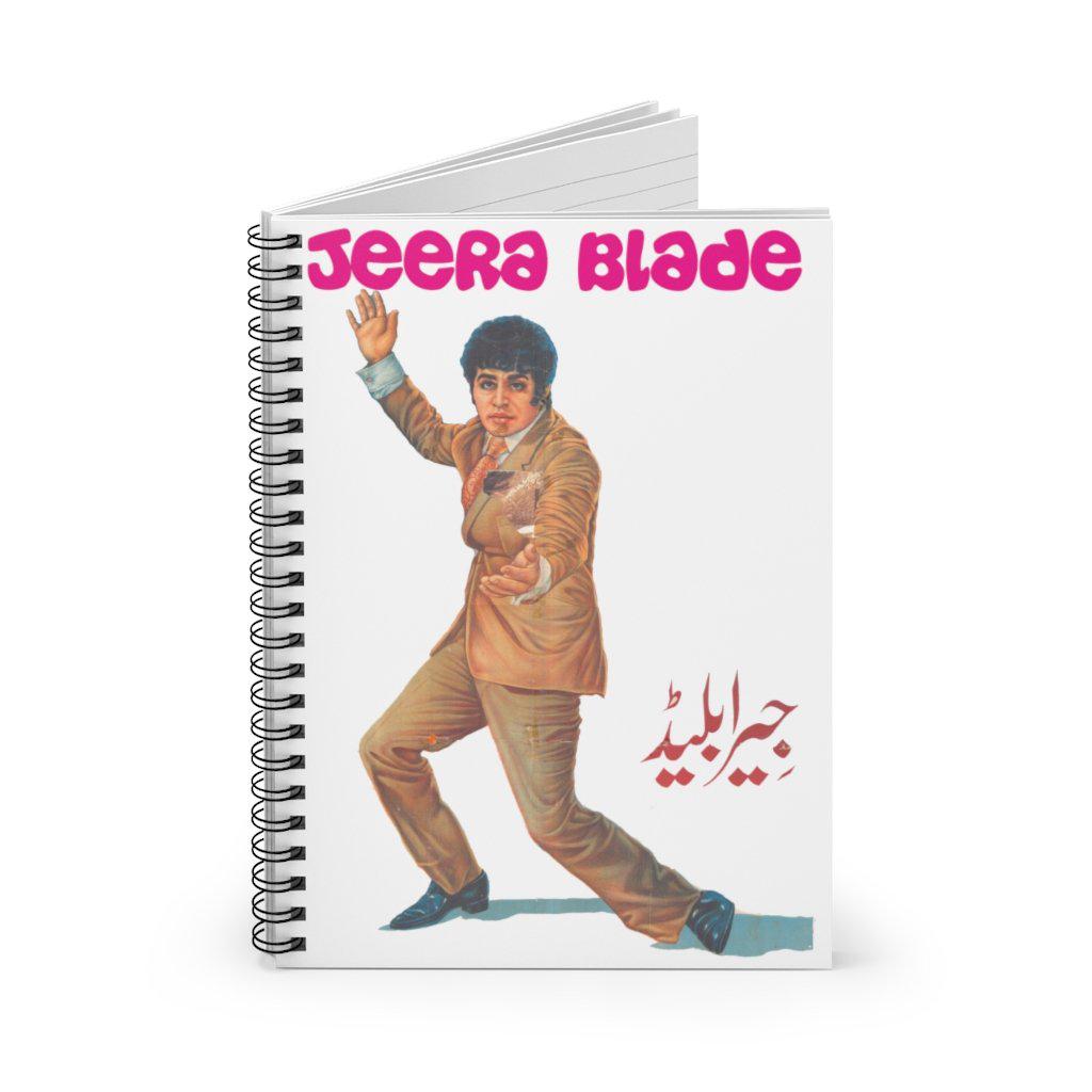 Jeera Blade - Spiral Notebook - Ruled Line - www.desimovies.biz
