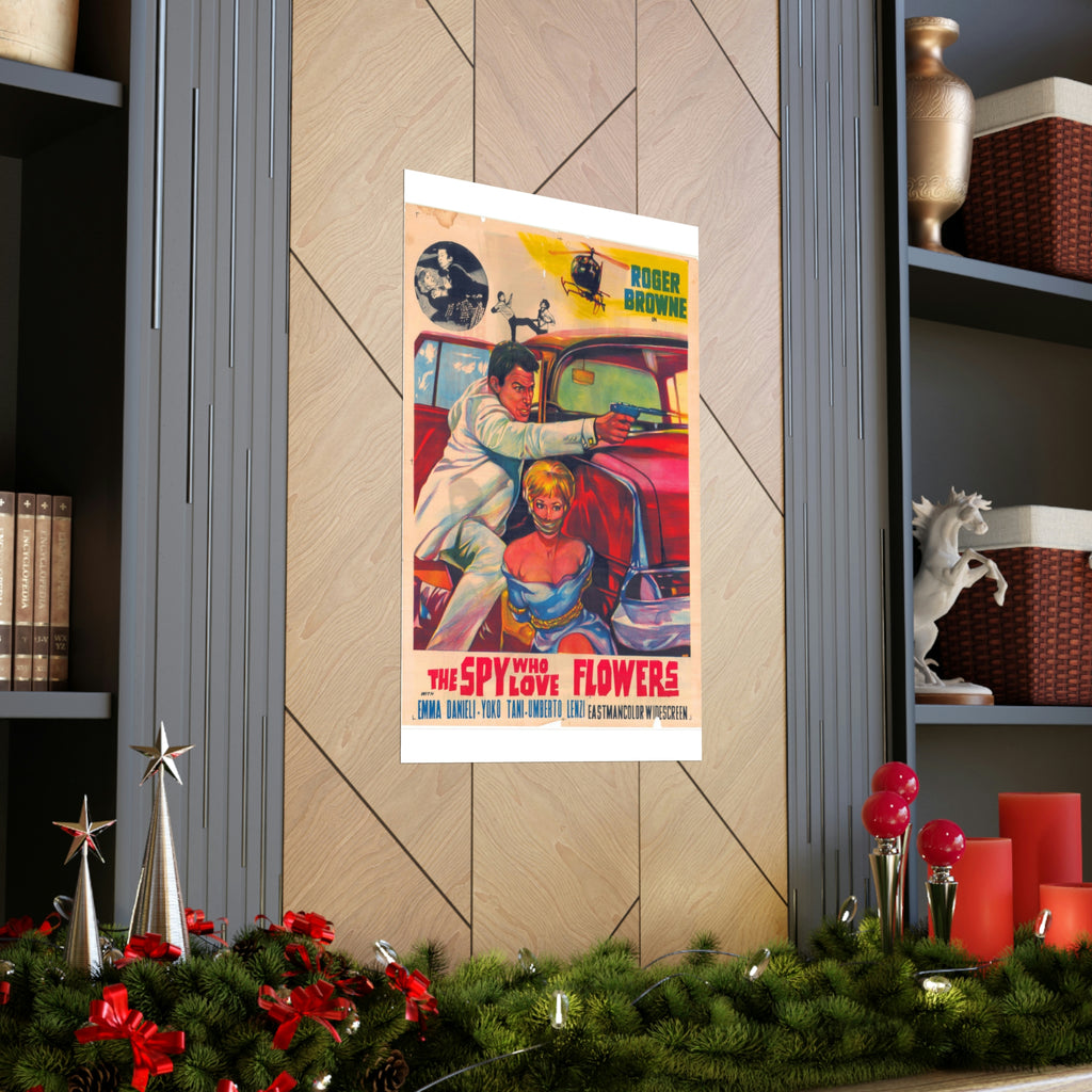 The Spy Who Loved Flowers - Premium Matte Vertical Posters - www.desimovies.biz