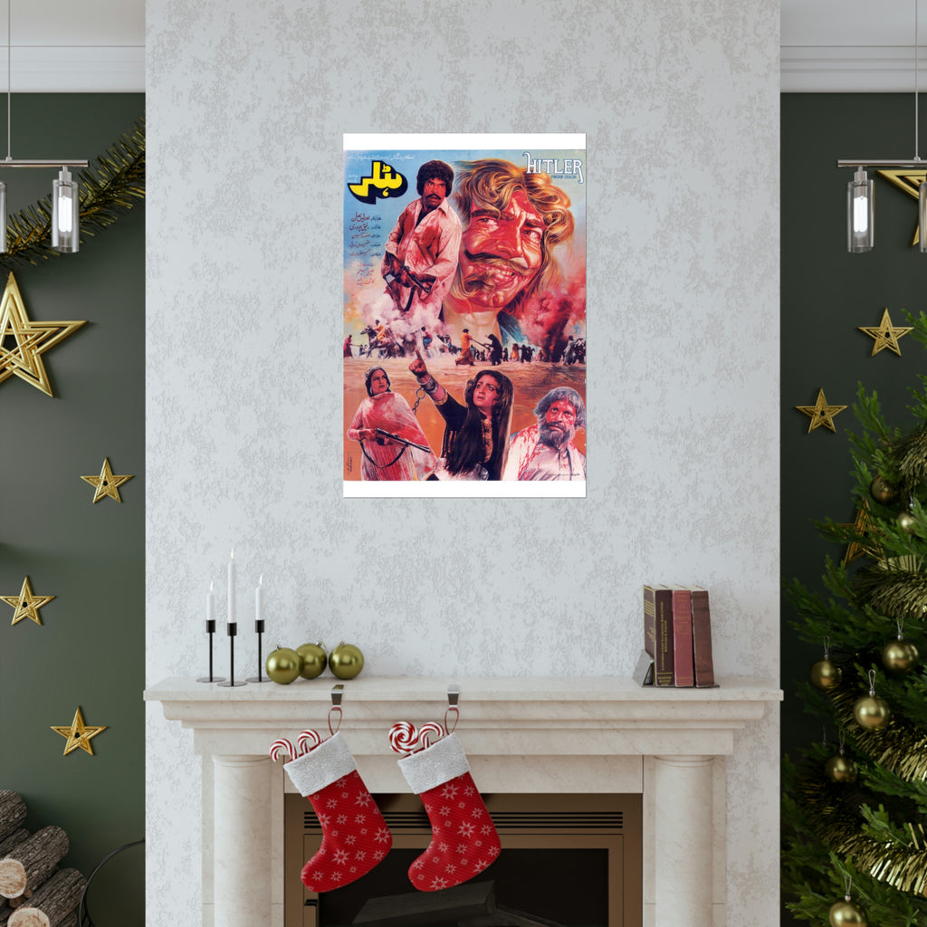 Hitler(1986) Punjabi Film Premium Matte Vertical Posters - www.desimovies.biz