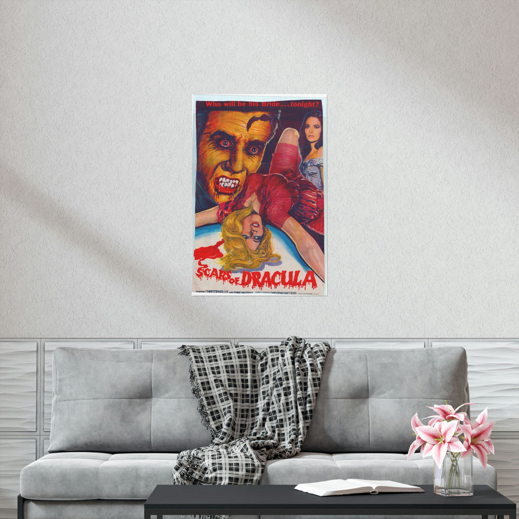 Scars of Dracula (1970) Pakistani - Premium Matte Vertical Posters - www.desimovies.biz