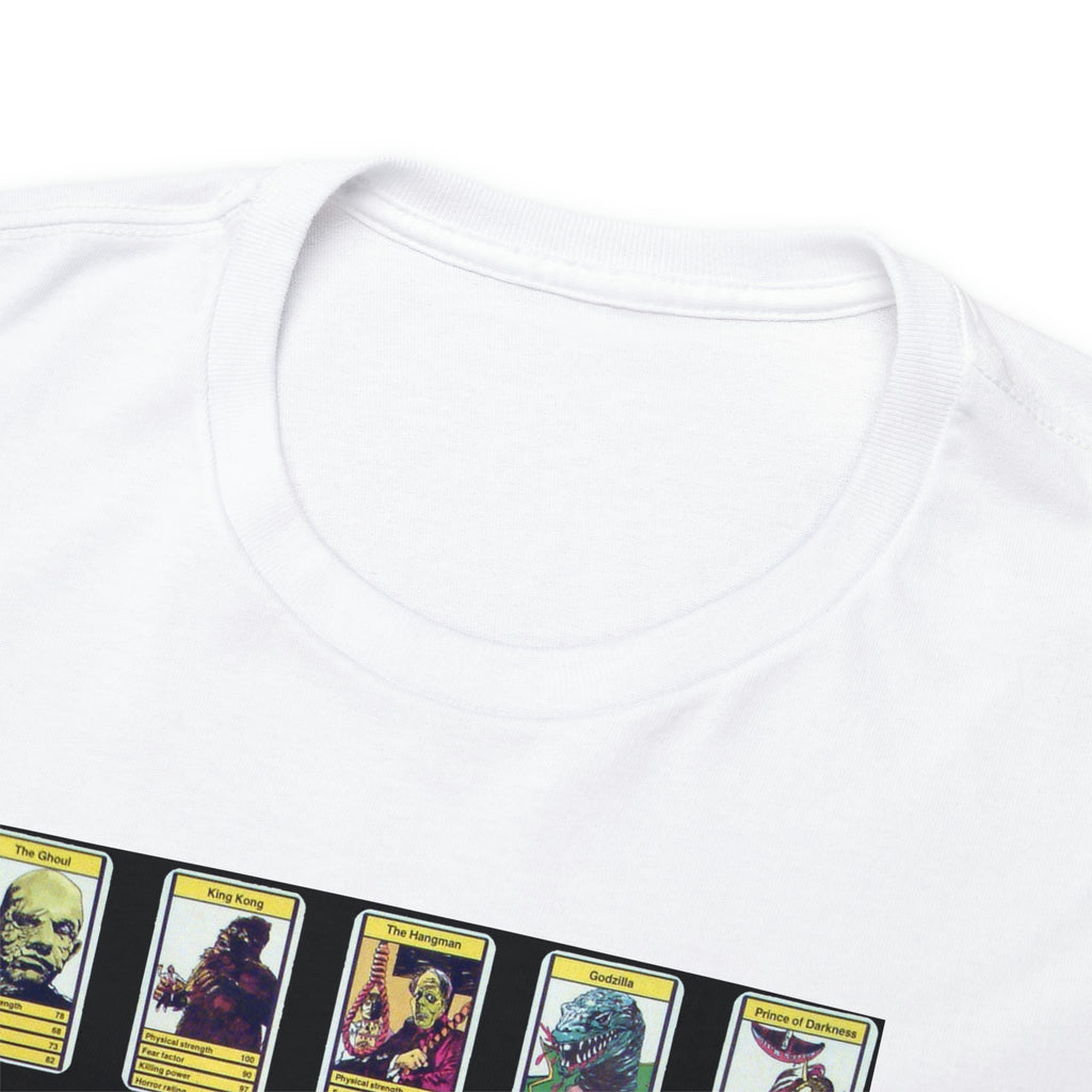 Top Trumps Horror Cards - Unisex Heavy Cotton Tee - www.desimovies.biz
