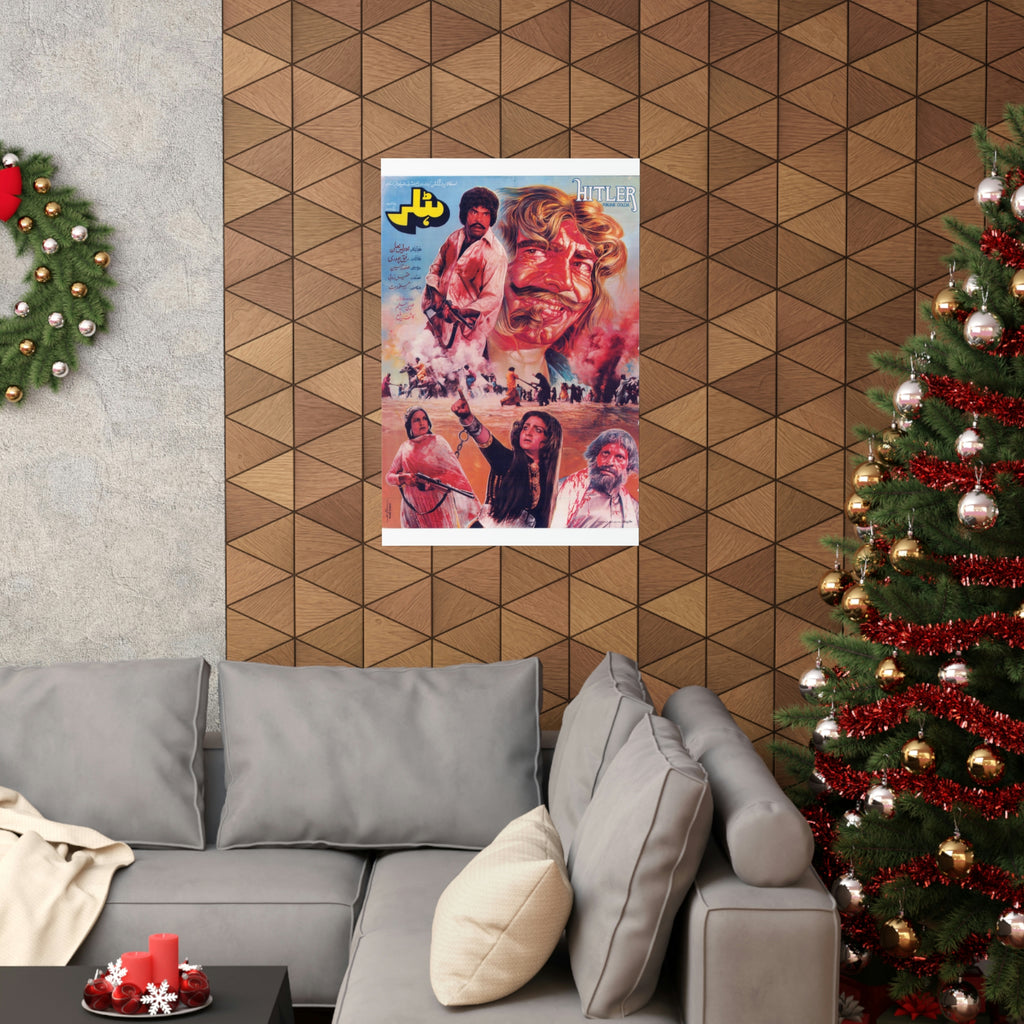 Hitler(1986) Punjabi Film Premium Matte Vertical Posters - www.desimovies.biz