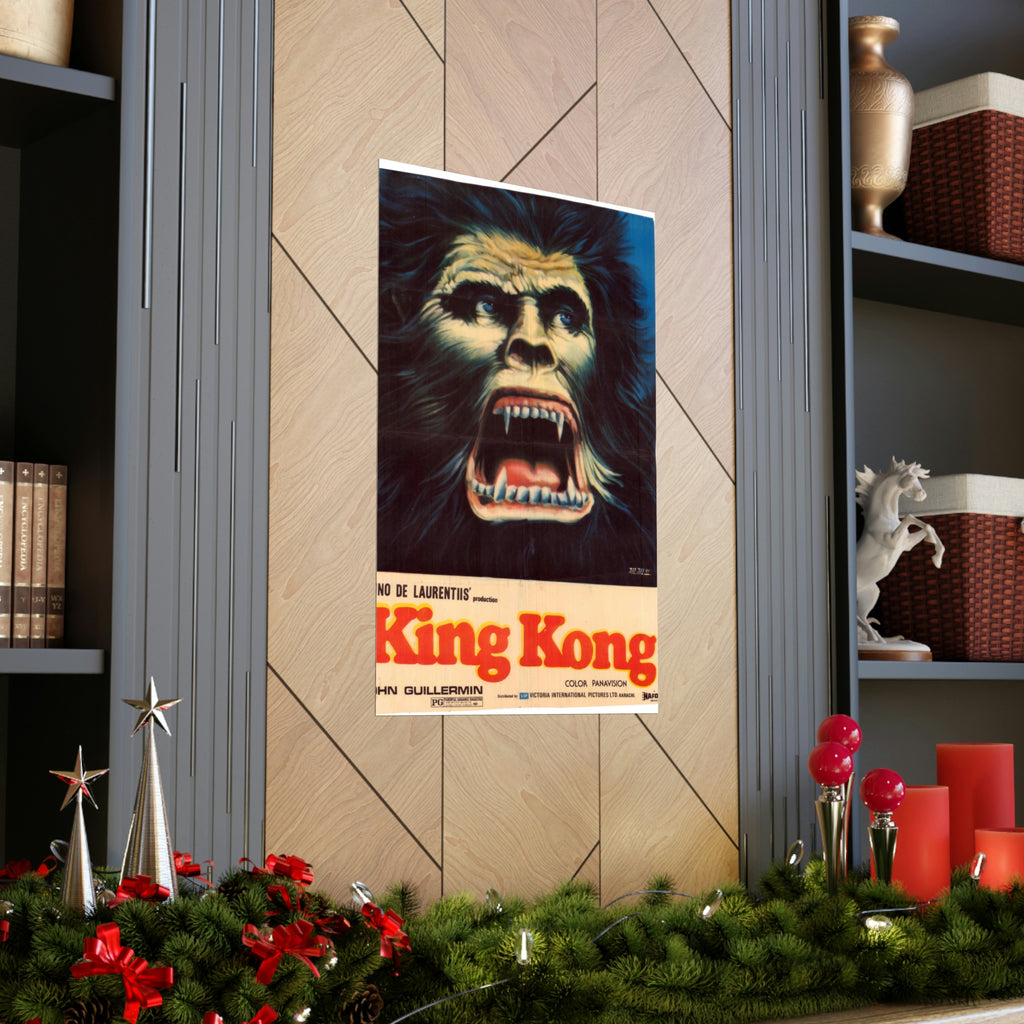 King Kong 1976 Pakistani - Premium Matte Vertical Posters - www.desimovies.biz