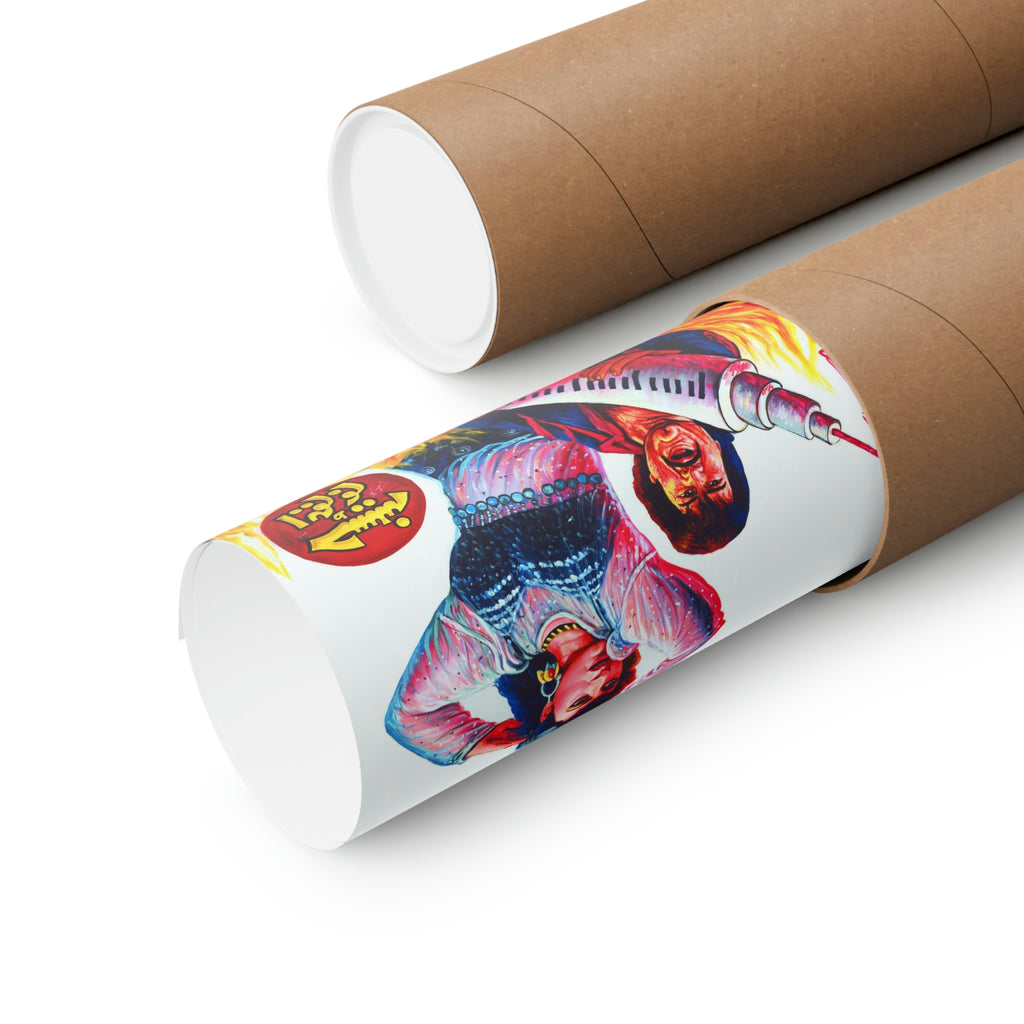 Haseena Atom Bomb (1990) Lollywood Classic Premium Matte Vertical Posters - www.desimovies.biz